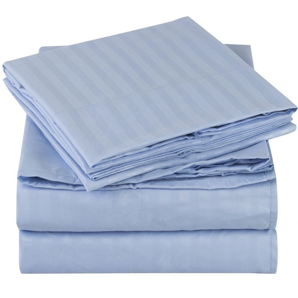 Wholesale Price White Hospital Hotel Bed Sheet 100% Cotton Bedding Set