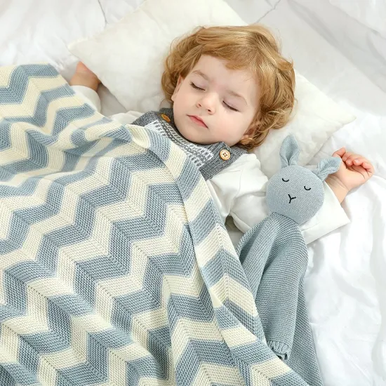 Coperte in cotone per bambini Peluche coniglietti ripieni